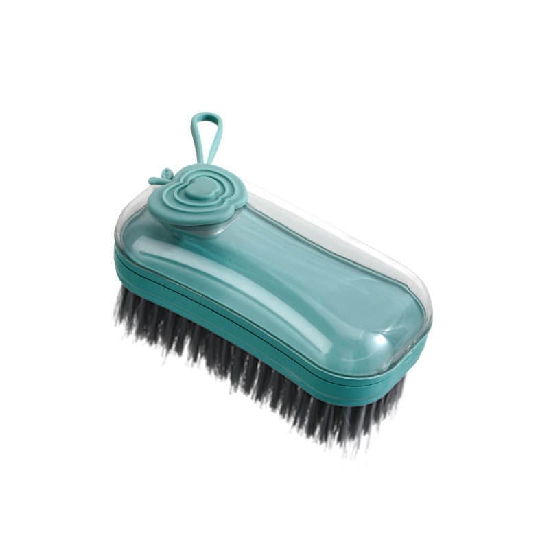 Hot Selling 4-in-1 Kitchen Pan Scrubber Set Long Handle Cleaning Brush Dishwashing Liquid Dispenser for Baby Use Made Plastic - Image 3