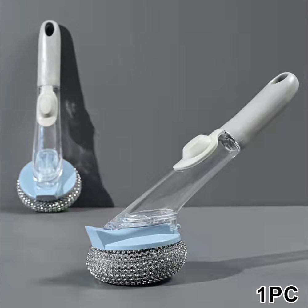 Long Handle self Dispensing Soap Scrub for any Tough Cleaning - Image 5