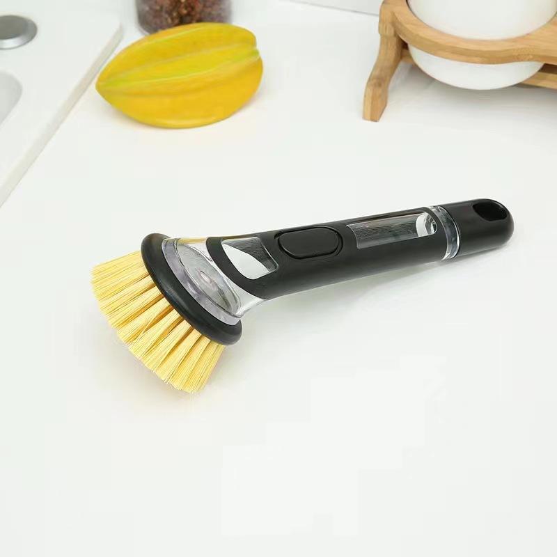 3 in 1 Long Handle self Dispensing Soap Scrub and Scrub for any Tough Cleaning - Image 2